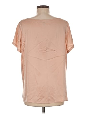 Eileen Fisher Short Sleeve Silk Top (view 2)