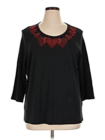 Quacker Factory 3/4 Sleeve T-Shirt (view 1)