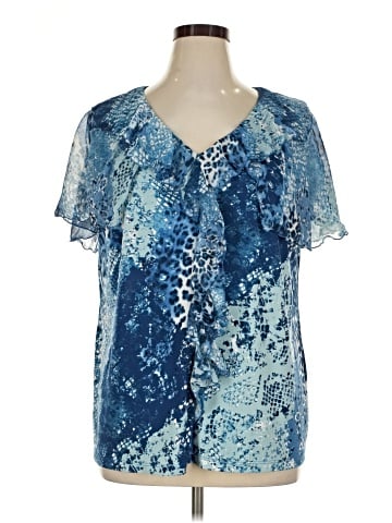 Simonton Says Short Sleeve Blouse (view 1)