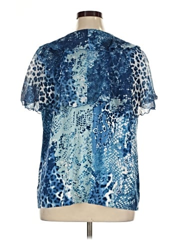 Simonton Says Short Sleeve Blouse (view 2)