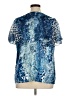 Simonton Says Blue Short Sleeve Blouse Size 1X - photo 2