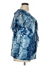 Simonton Says Blue Short Sleeve Blouse Size 1X - photo 4