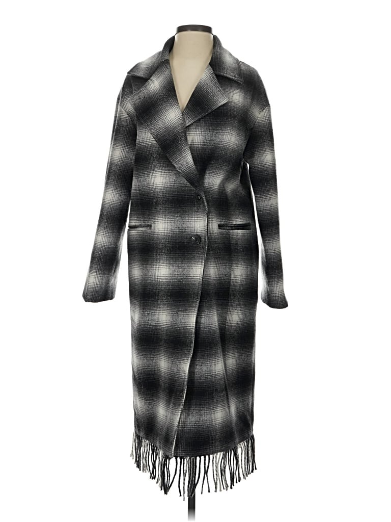 Pre-owned Avec Les Filles Coat In Gray