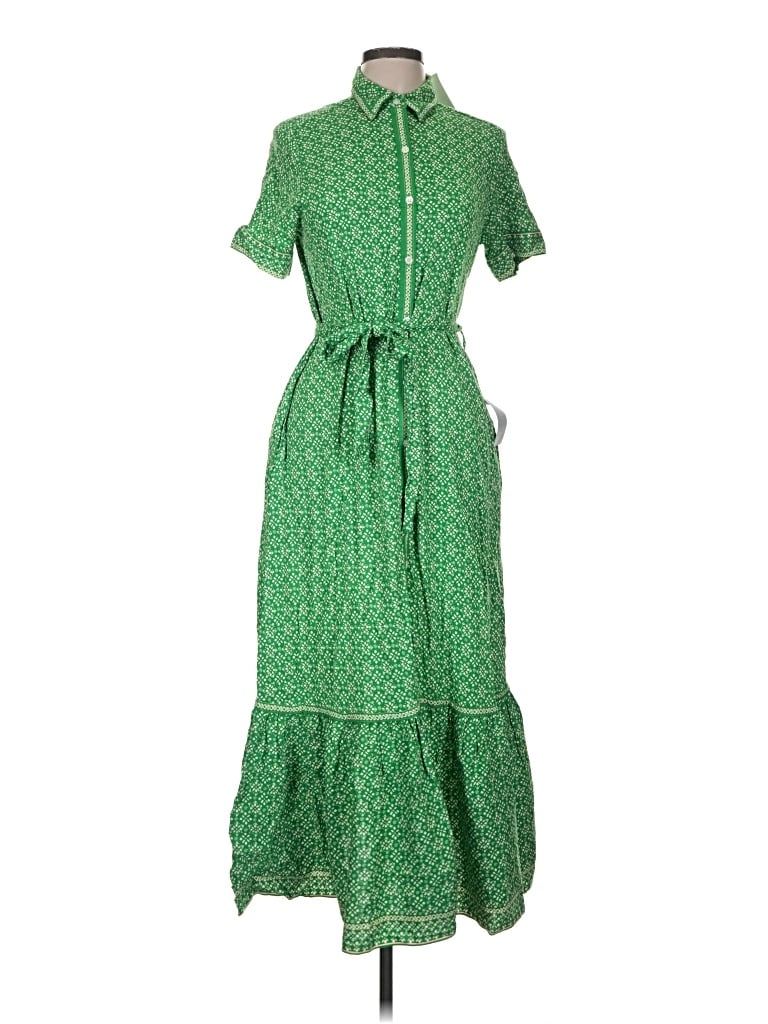 Pre-owned Max Studio Casual Dress In Green
