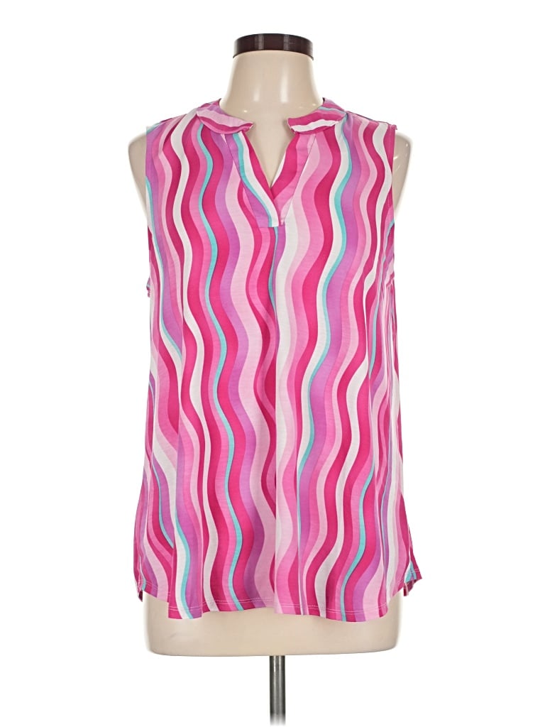 Pre-owned Dear Scarlett Sleeveless T-shirt In Pink