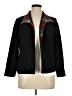 Perceptions 100% Polyester Plaid Black Blazer Size 14 Petite - photo 1