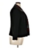 Perceptions 100% Polyester Plaid Black Blazer Size 14 Petite - photo 4