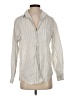 Grayson 100% Cotton Stripes Silver Long Sleeve Button-Down Shirt Size Med (3) - photo 1