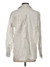 Grayson 100% Cotton Stripes Silver Long Sleeve Button-Down Shirt Size Med (3) - photo 2