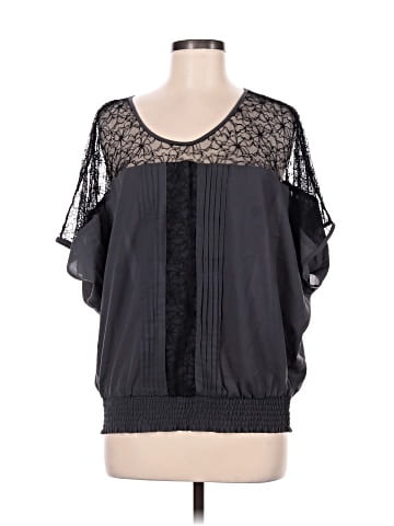 Black Rainn Short Sleeve Blouse (view 1)