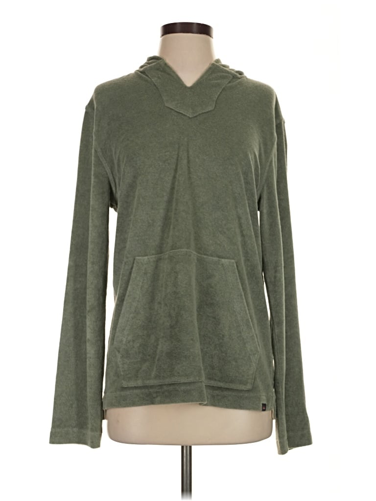 Pre-owned Faherty Pullover Hoodie In Green