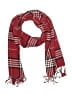 Unbranded Plaid Burgundy Scarf One size - photo 1