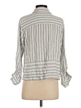 Jane and Delancey 3/4 Sleeve Button-Down Shirt (view 2)