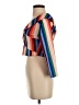John Zack Blue Orange 3/4 Sleeve Blouse Size 8 Petite - photo 5