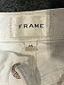 FRAME 100% Cotton White Jeans Size 25 waist - photo 7