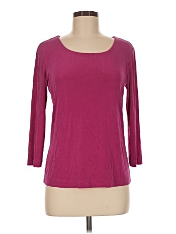 Travelers by Chico's 3/4 Sleeve T-Shirt (view 1)