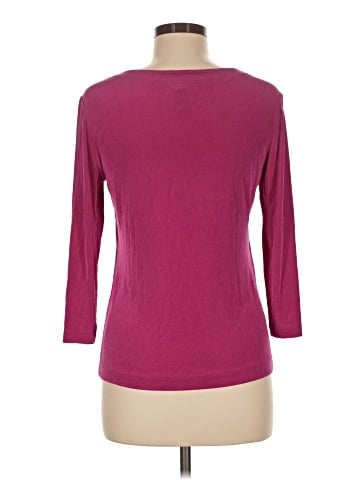Travelers by Chico's 3/4 Sleeve T-Shirt (view 2)