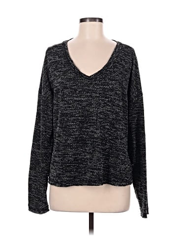 Hem & Thread Pullover Sweater (view 1)