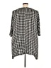 Ellos Houndstooth Black 3/4 Sleeve Top Size 22 - photo 2