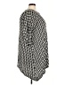 Ellos Houndstooth Black 3/4 Sleeve Top Size 22 - photo 4