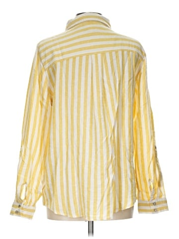 Sigrid Olsen Long Sleeve Button-Down Shirt (view 2)
