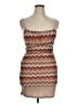 No Comment 100% Polyester Chevron-herringbone Brown Cocktail Dress Size XL - photo 1