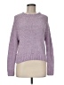 Love 100% Polyester Tweed Purple Pullover Sweater Size M - photo 1