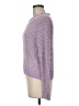 Love 100% Polyester Tweed Purple Pullover Sweater Size M - photo 5