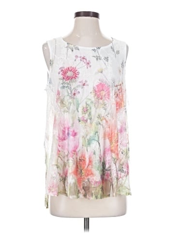 Brittany Black Sleeveless Blouse (view 1)