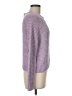 Love 100% Polyester Tweed Purple Pullover Sweater Size M - photo 4