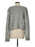 LoveShackFancy Metallic Silver Wool Pullover Sweater Size S - photo 2