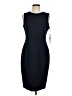 Calvin Klein Solid Blue Cocktail Dress Size 8 - photo 1