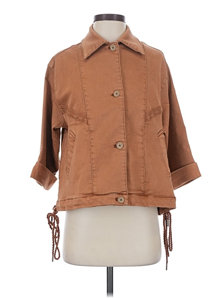 Pre-owned Pilcro Jacket In Brown