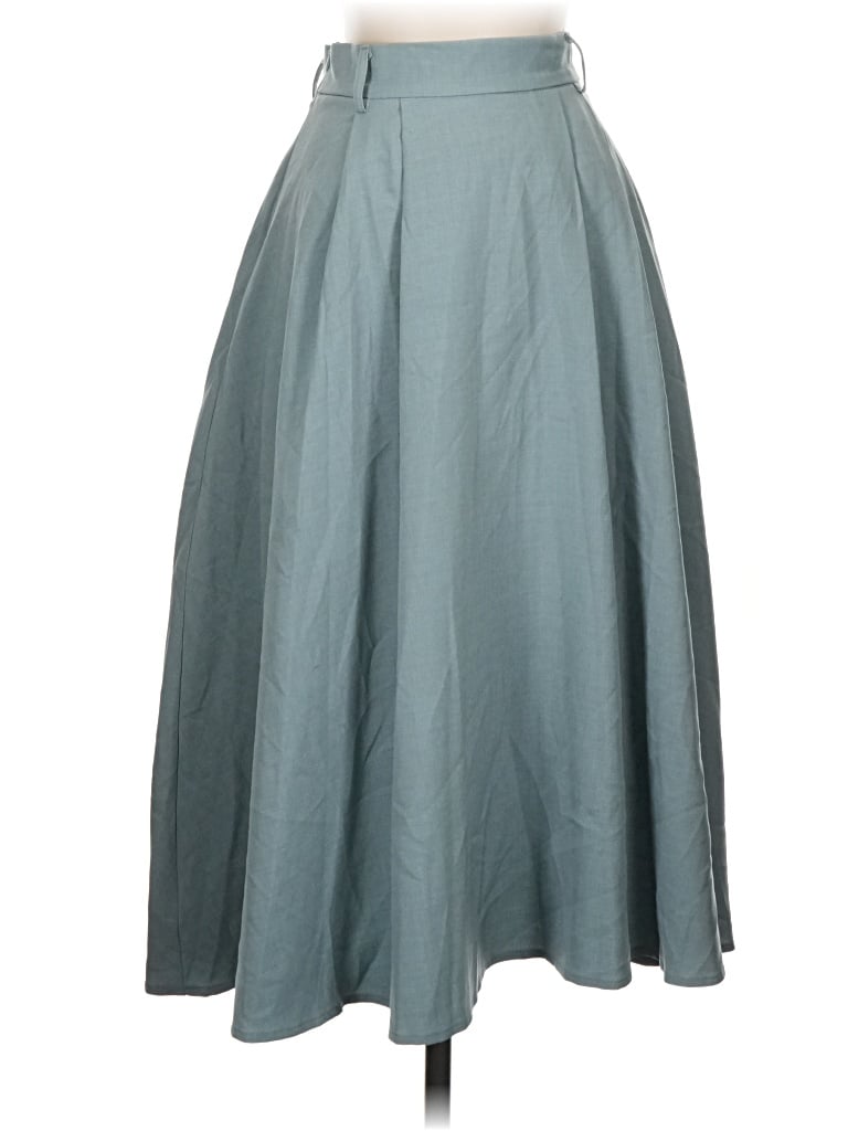 Pre-owned Assorted Brands Formal Skirt In Teal