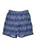 Lands' End 100% Polyester Print Blue Athletic Shorts Size M - photo 1