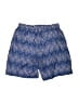 Lands' End 100% Polyester Print Blue Athletic Shorts Size M - photo 2