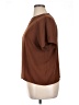 DressBarn 100% Polyester Brown Short Sleeve Top Size XL - photo 5
