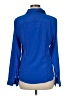 MICHAEL Michael Kors 100% Polyester Blue Long Sleeve Blouse Size M - photo 2