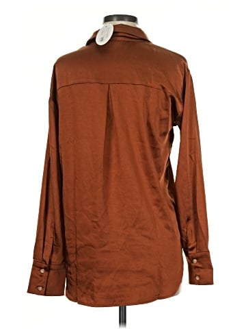 Mystree Long Sleeve Button-Down Shirt (view 2)