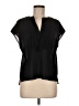 J.Crew 100% Polyester Black Short Sleeve Blouse Size 6 (petite) - photo 1