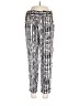Ella Moss Print Silver Casual Pants Size L - photo 1