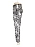 Ella Moss Print Silver Casual Pants Size L - photo 5