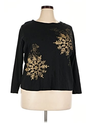 Jones New York Signature 3/4 Sleeve Top (view 1)