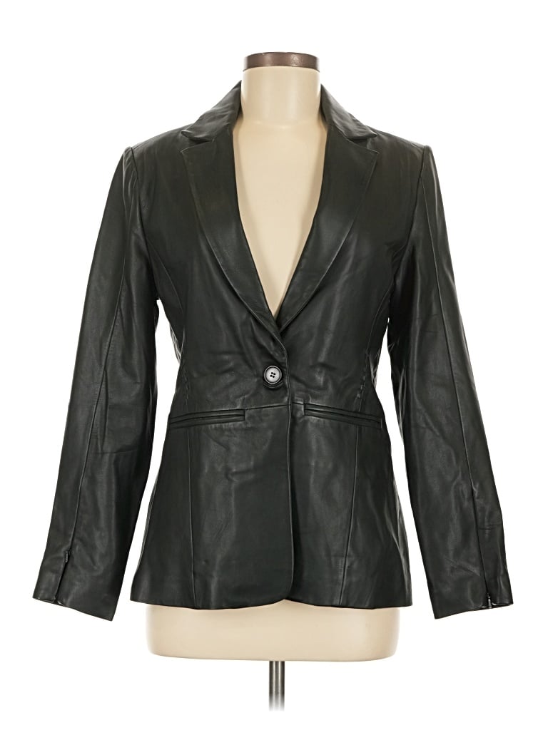 Pre-owned Ecru Blazer Jacket In Black