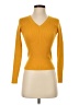 Moda International 100% Cotton Yellow Pullover Sweater Size XS - photo 1