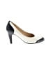Charles Jourdan Color Block Ivory Heels Size 6 - photo 1