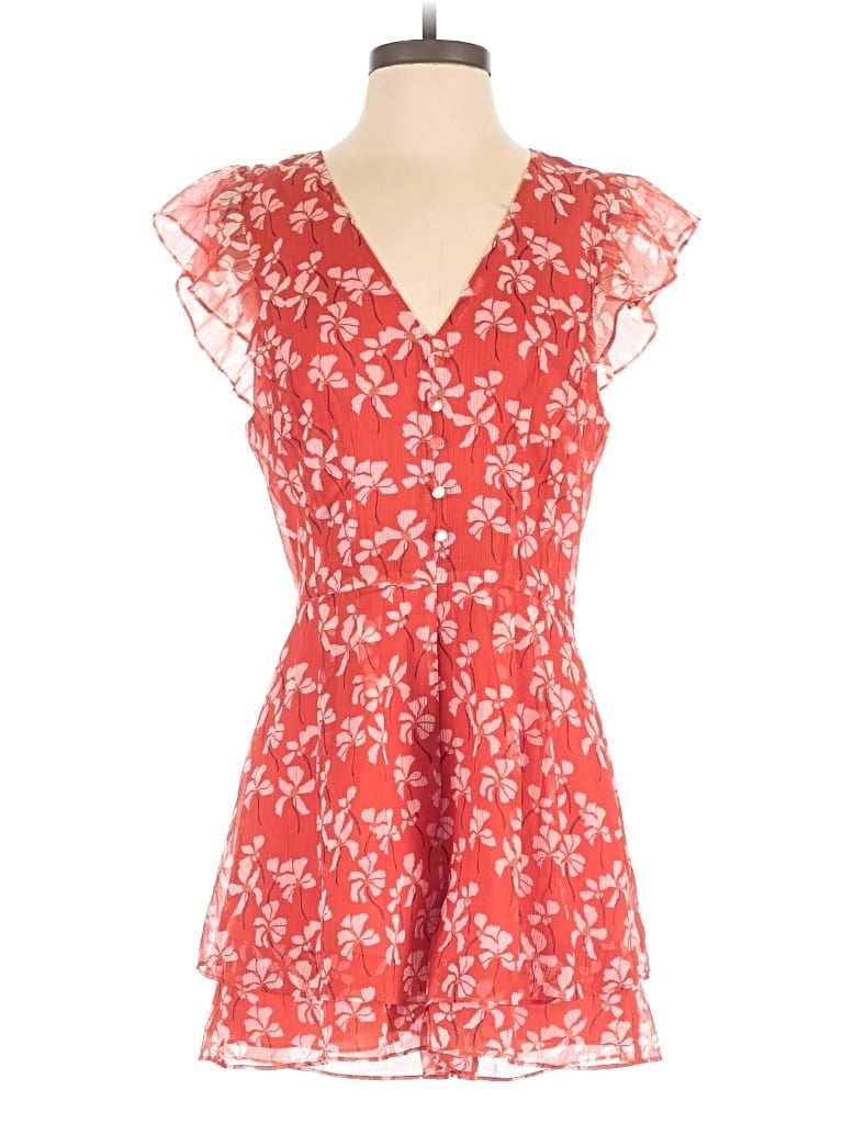 Pre-owned Adelyn Rae Romper In Red