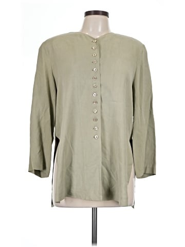 Saks Fifth Avenue 3/4 Sleeve Silk Top (view 1)