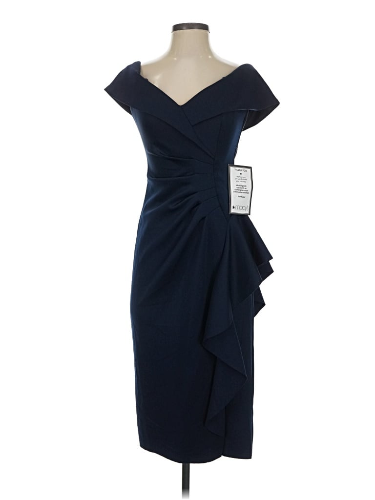Xscape Cocktail Dress In Blue