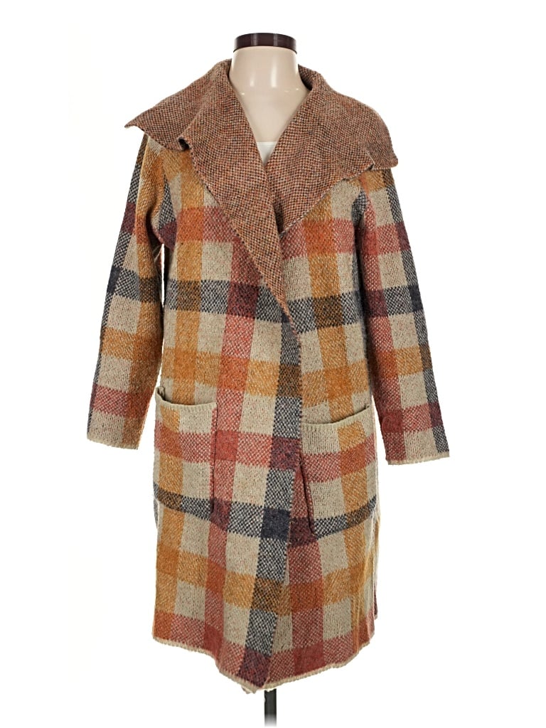 Pre-owned Joseph A Cardigan Sweater In Brown